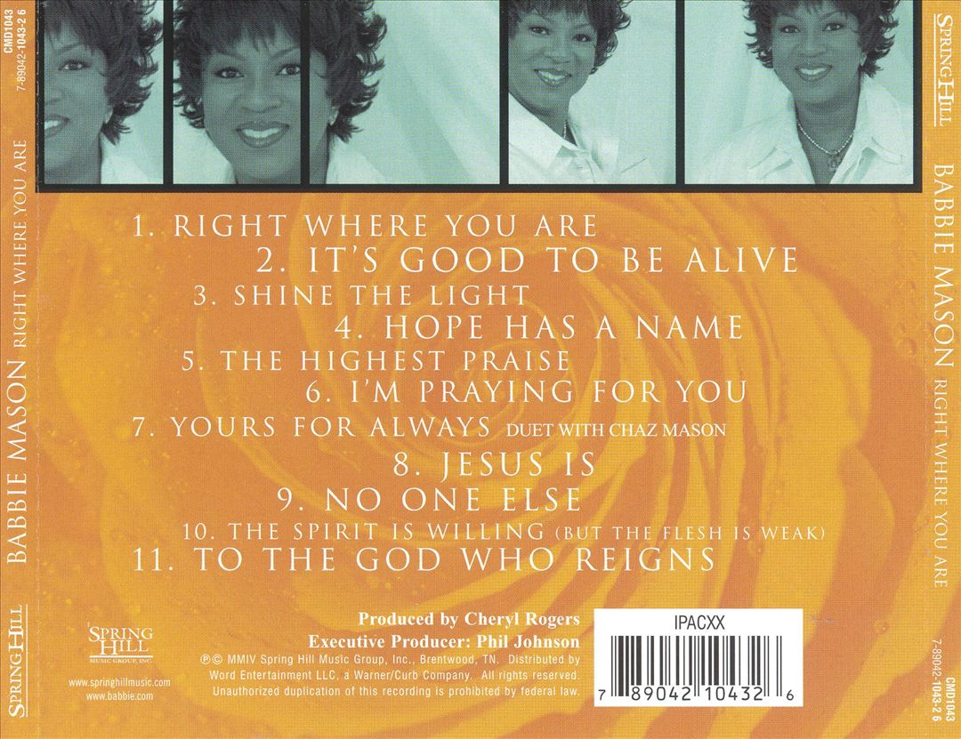 Right Where You Are cover art