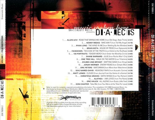 Dialects: The Best Of Grassroots Music Volume One cover art