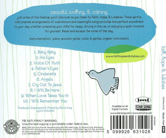 Faith, Hope & Lullabies cover art