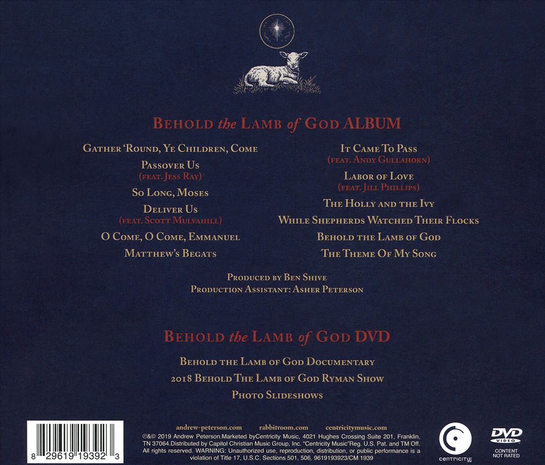 Behold the Lamb of God cover art