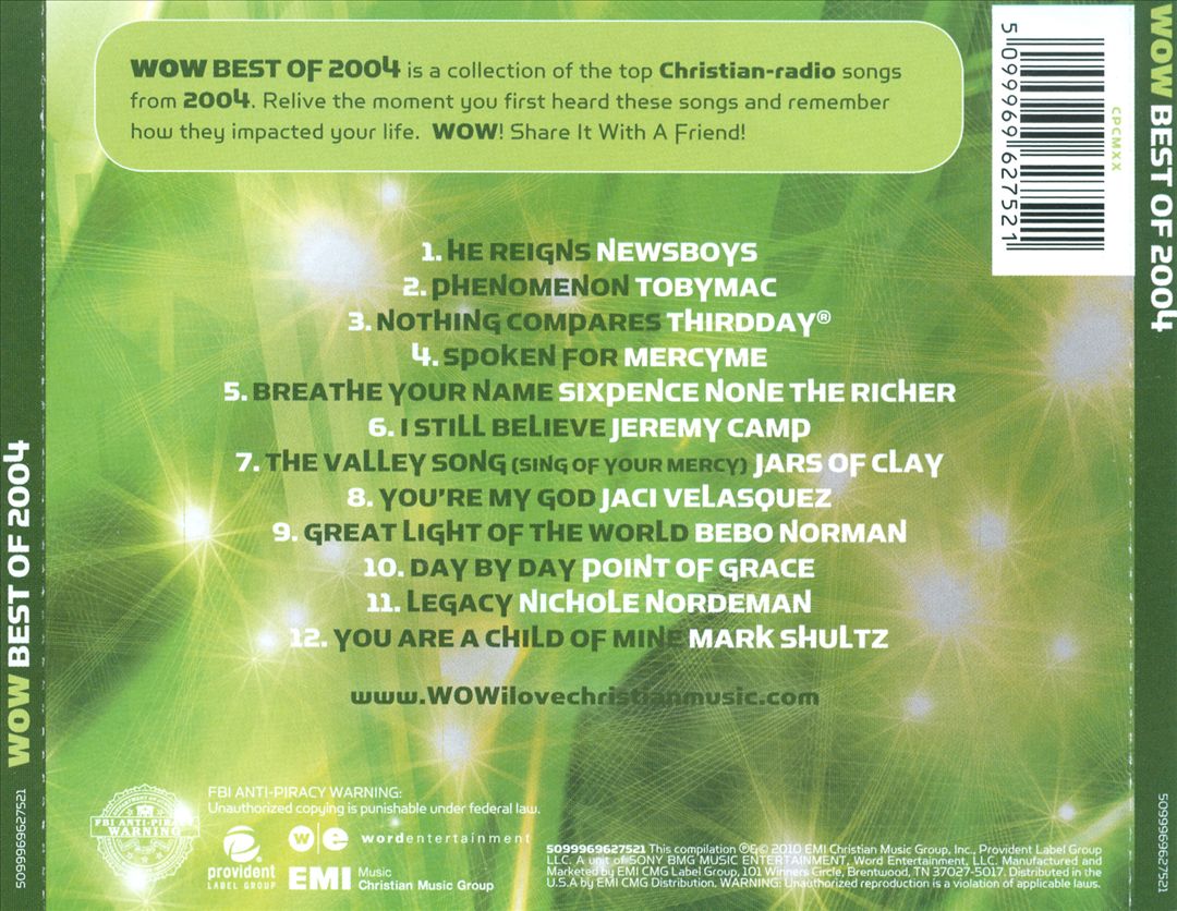 Wow: Best of 2004 cover art