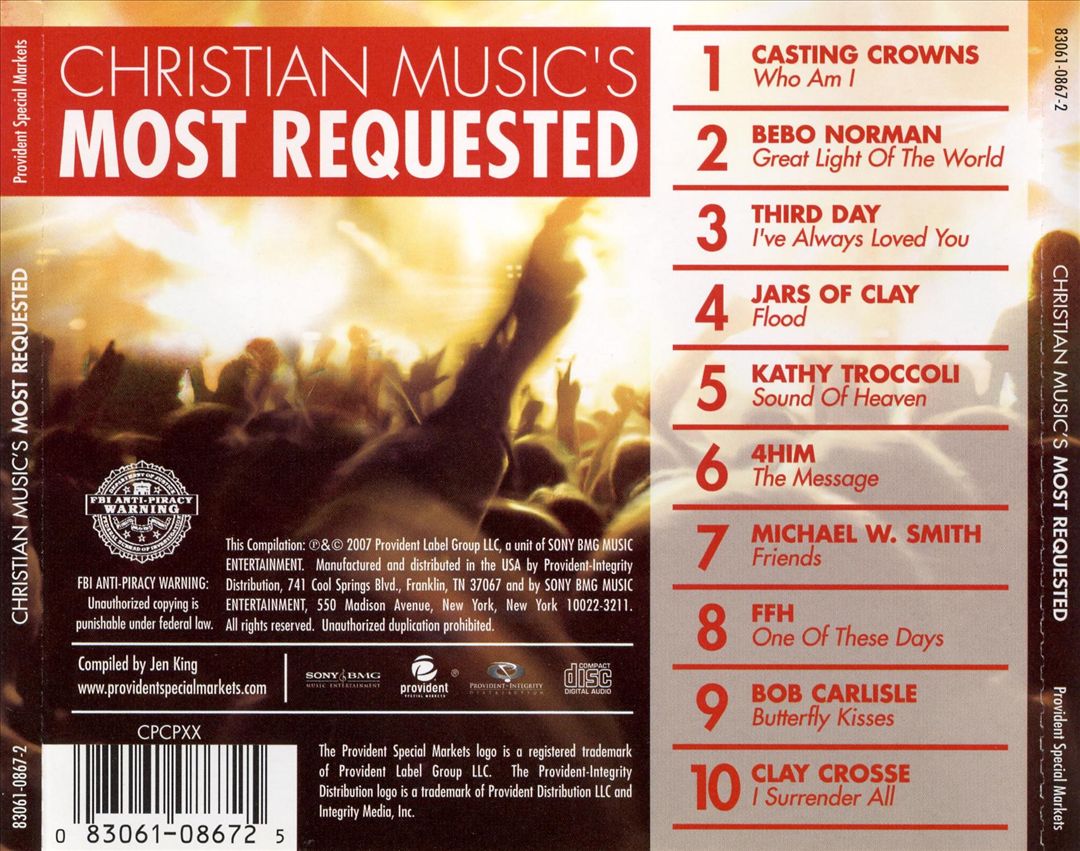 Christian Music's Most Requested, Vol. 1 cover art