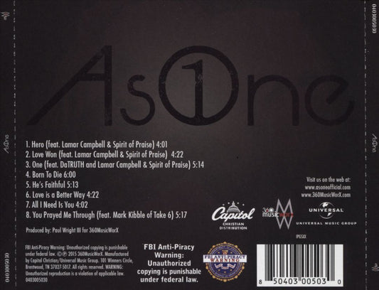 AsOne cover art