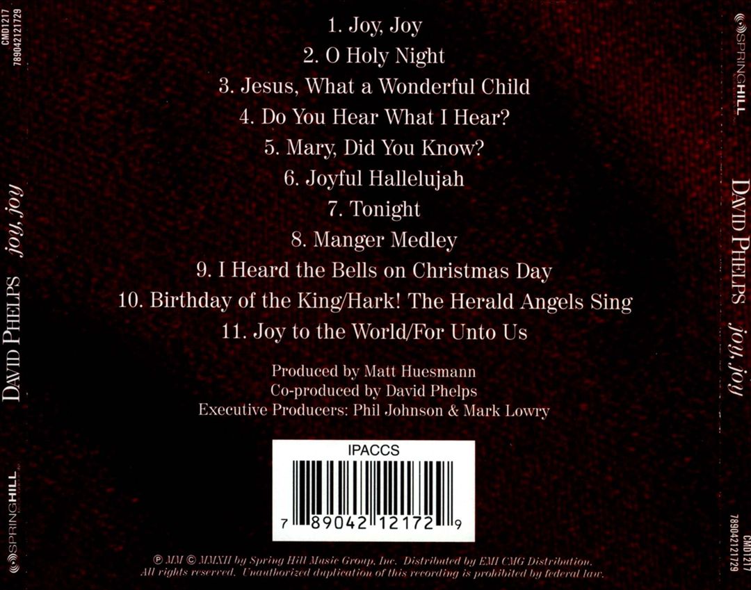 Joy, Joy cover art