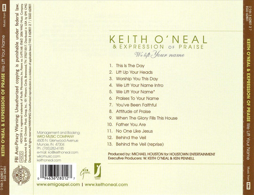 We Lift Your Name cover art