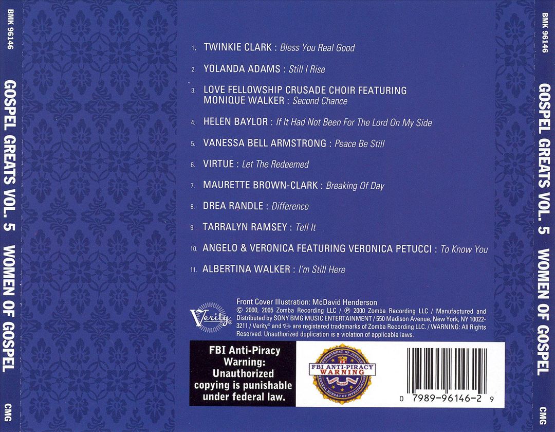 Gospel Greats, Vol. 5: Women of Gospel cover art