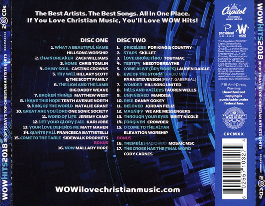WOW Hits 2018 cover art