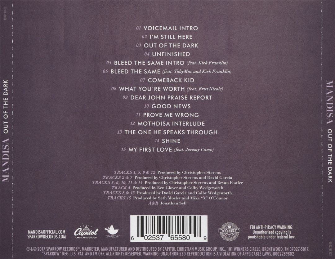 Out of the Dark cover art