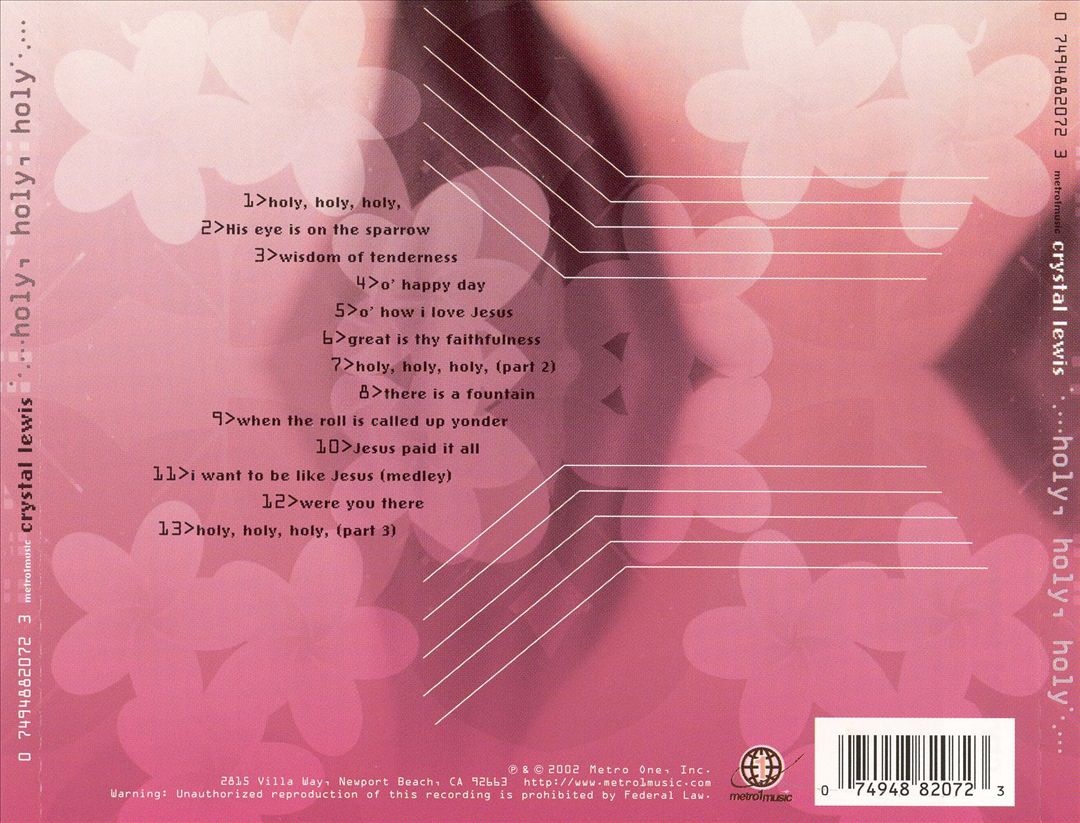 Holy, Holy, Holy cover art