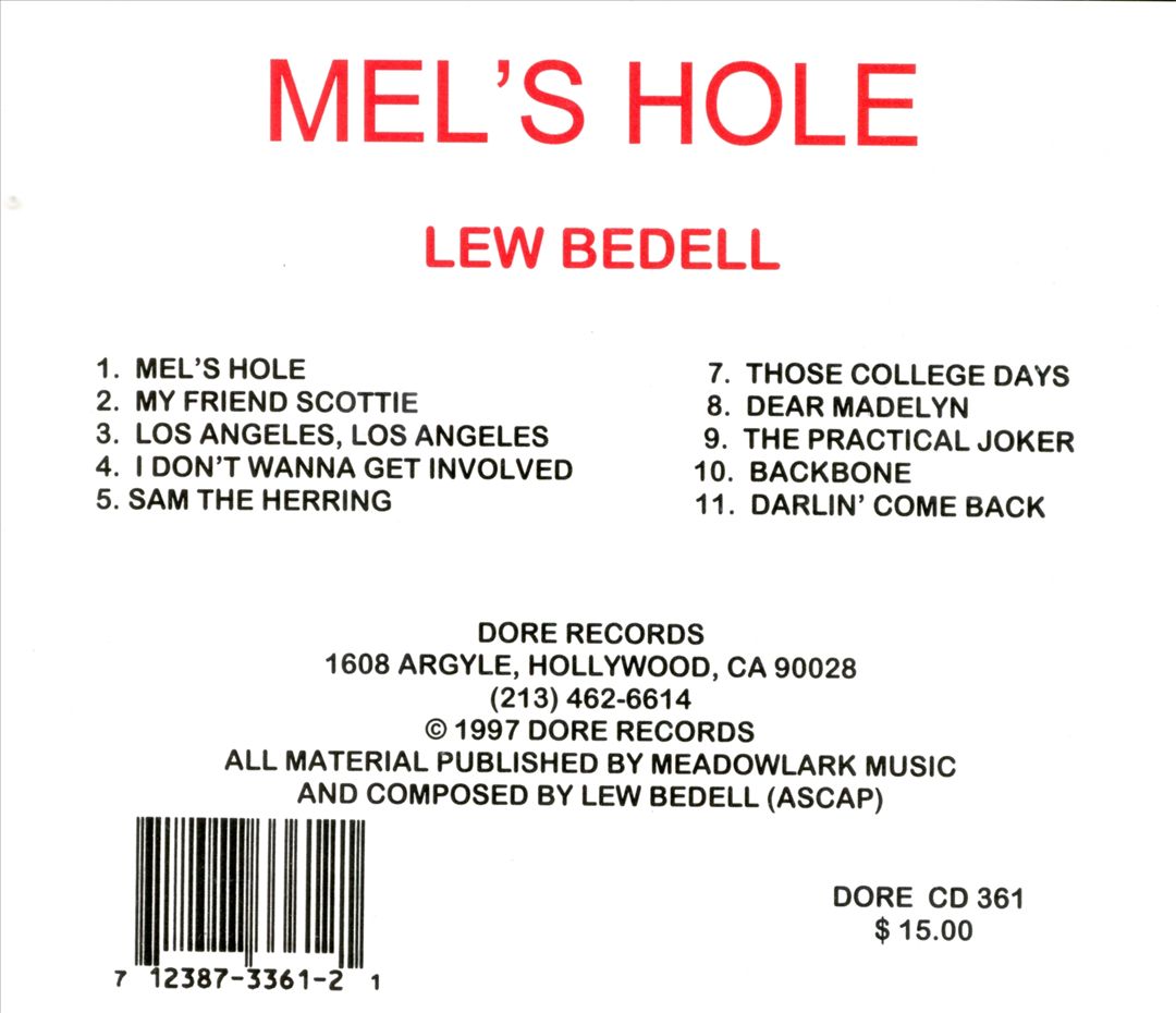 Mel's Hole cover art