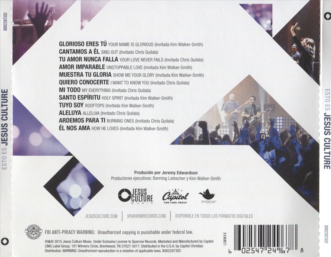 Esto Es Jesus Culture cover art