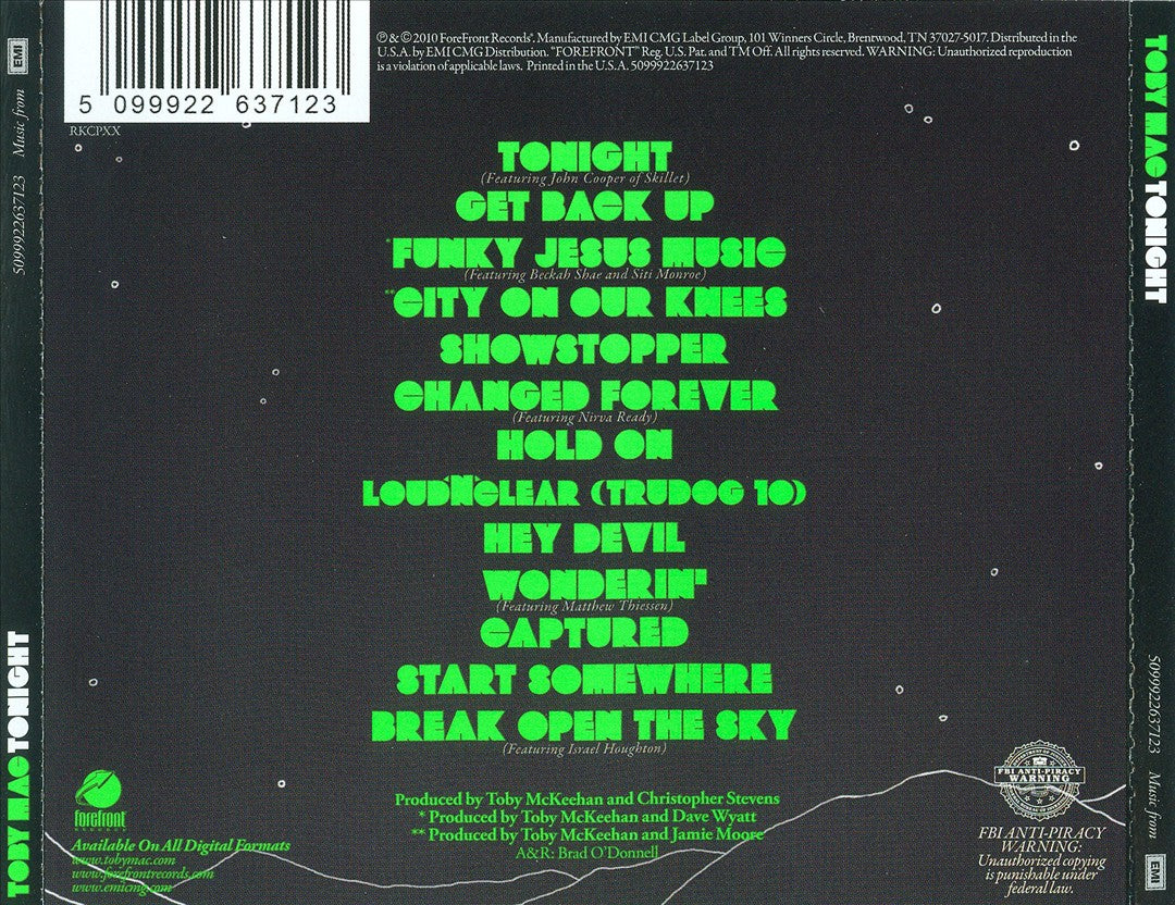 Tonight cover art