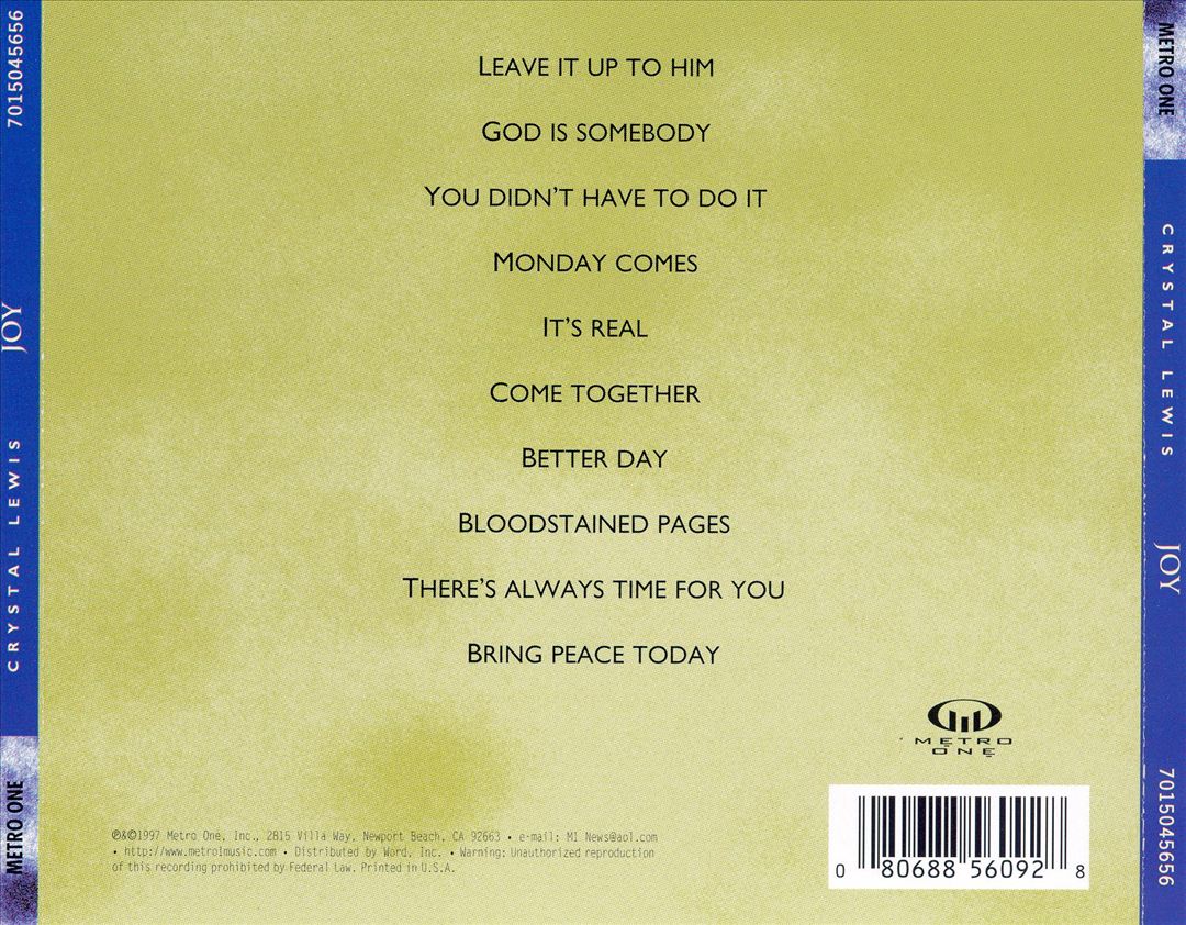Joy cover art