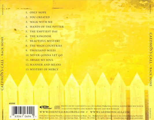 Back Home cover art