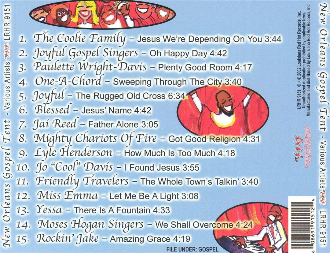 New Orleans Gospel Tent cover art