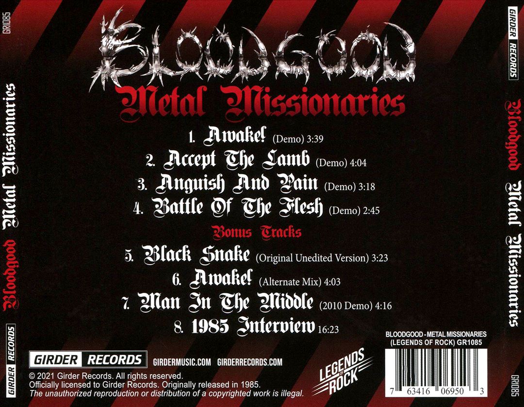 Metal Missionaries cover art