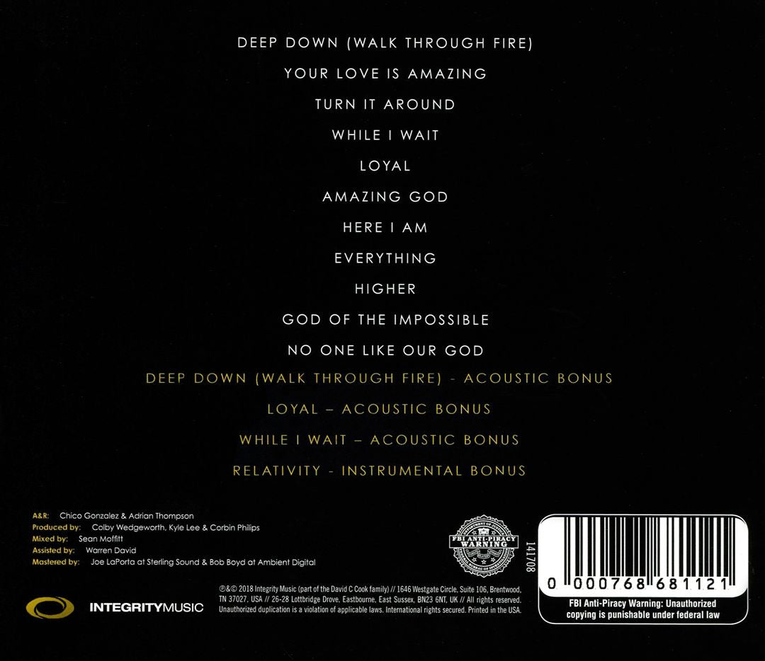 God of the Impossible [Deluxe Edition] cover art