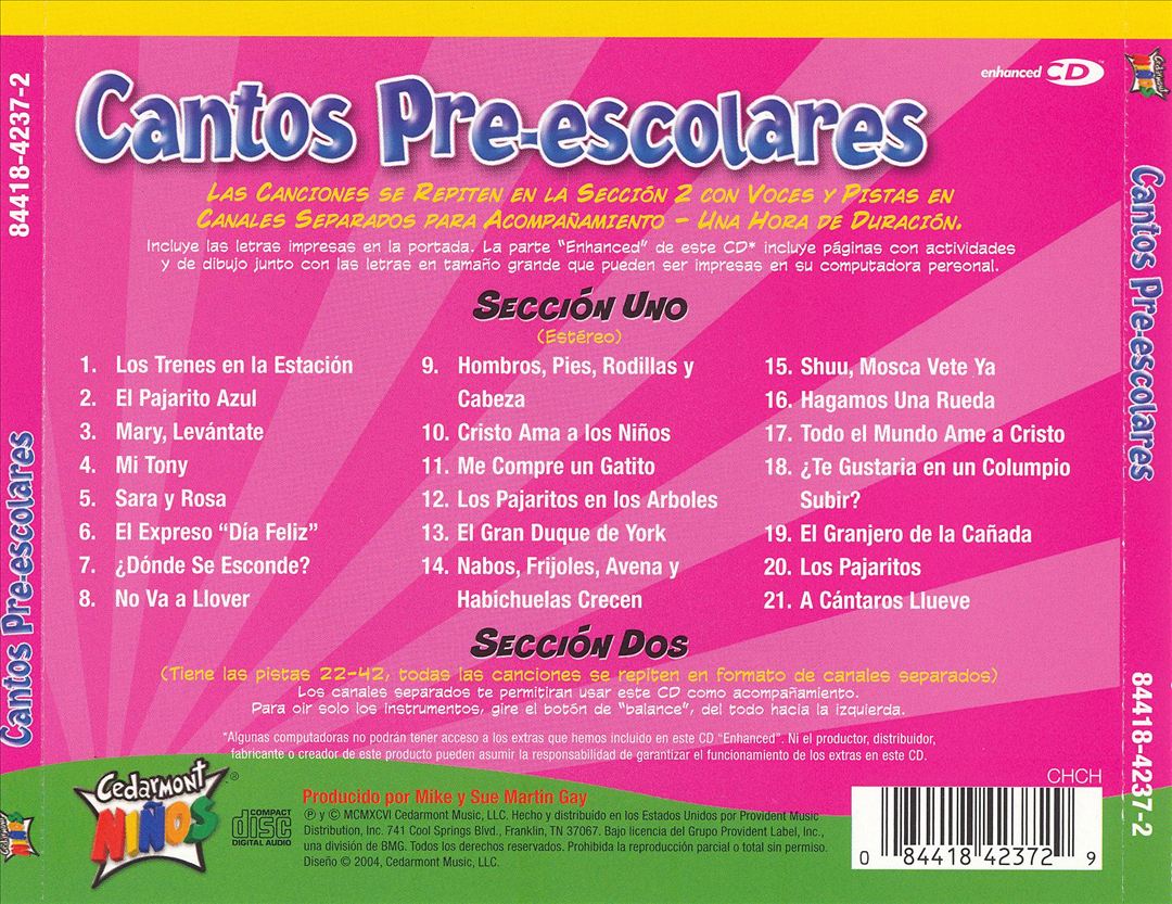 Cantos Pre-Escolares cover art