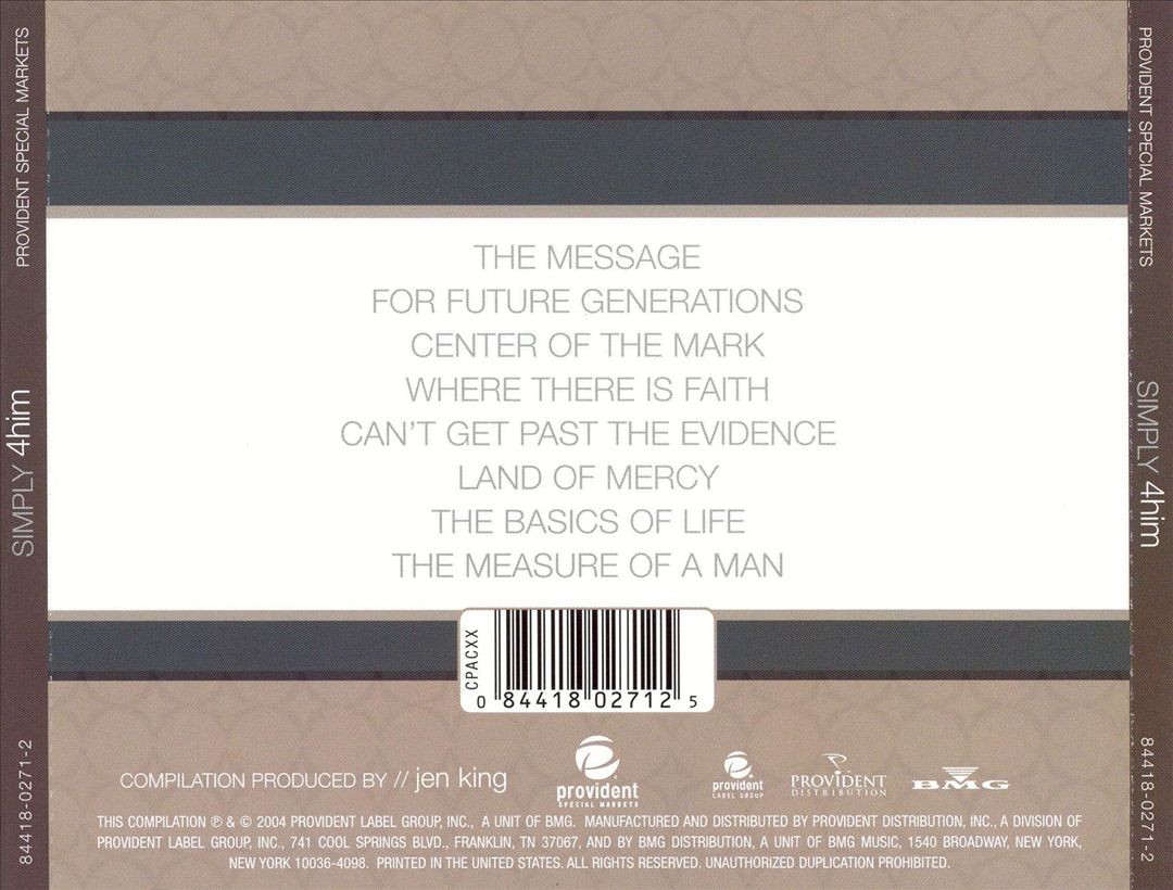 Simply 4Him cover art