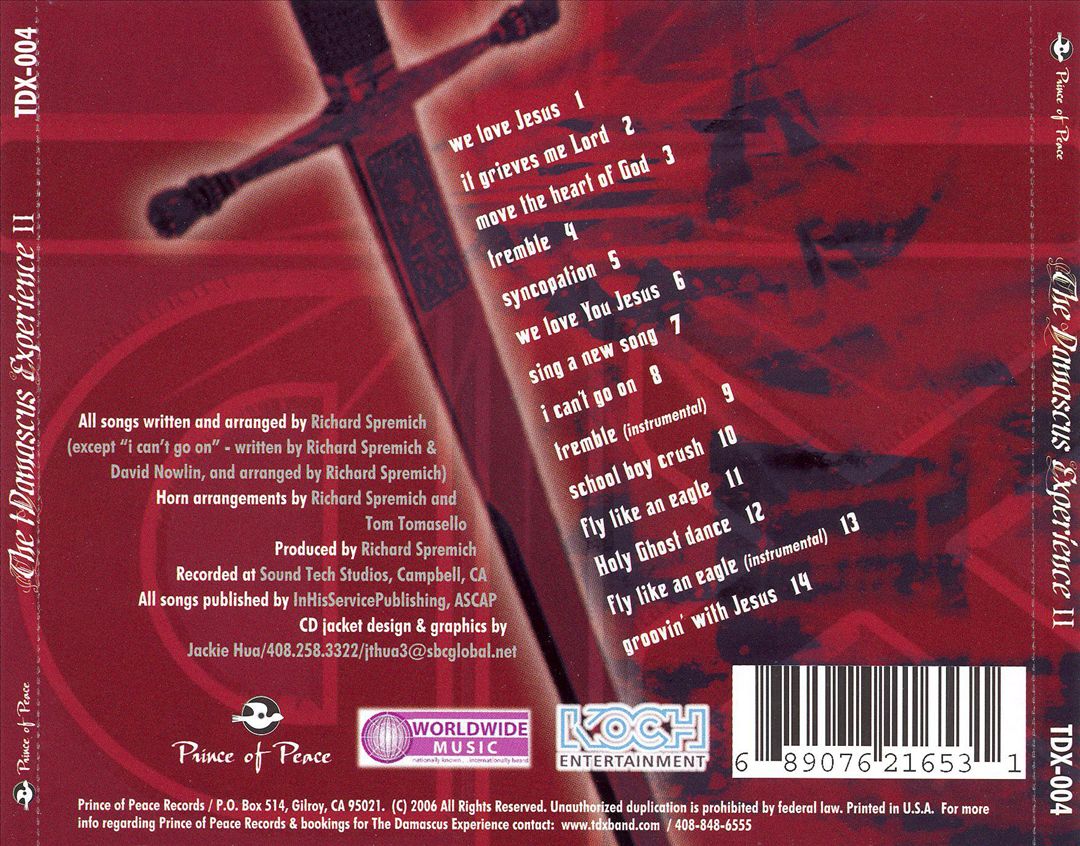Damascus Experience, Vol. 2: Sword of the Spirit cover art