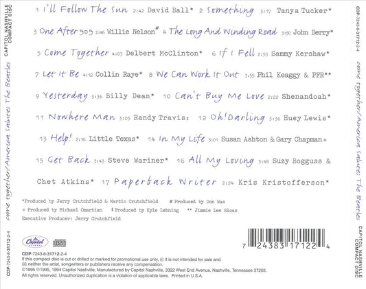 Come Together: America Salutes the Beatles cover art