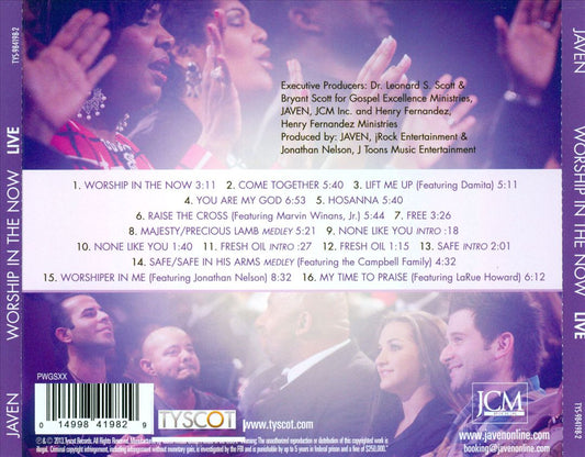 Worship In The Now: Live cover art