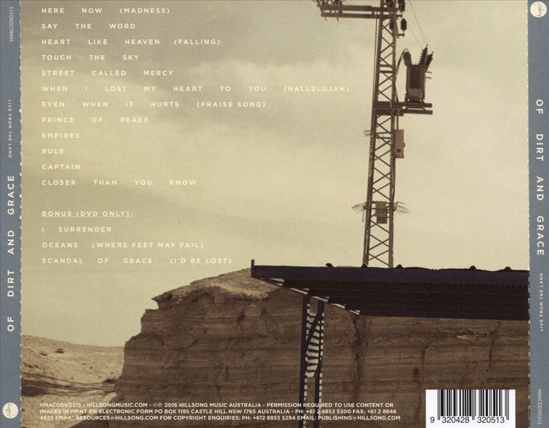 Of Dirt and Grace: Live from the Land cover art