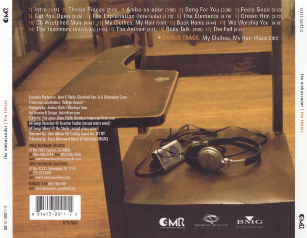 Thesis cover art