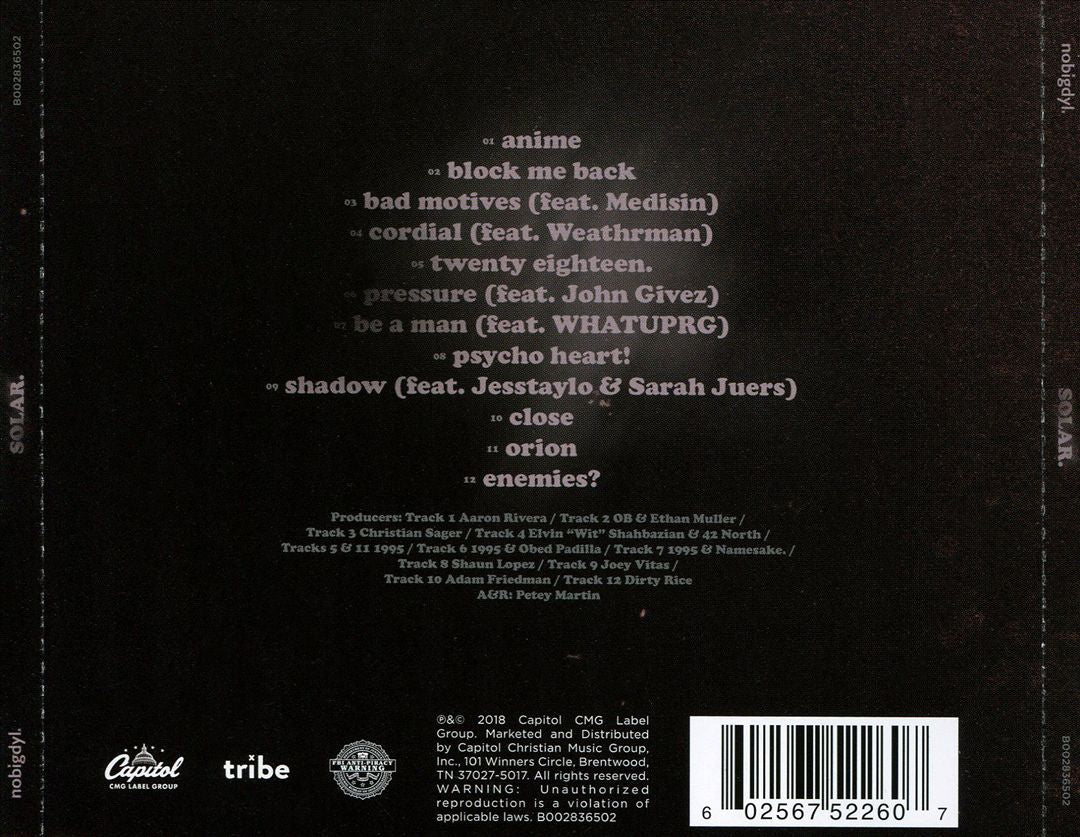 Solar cover art