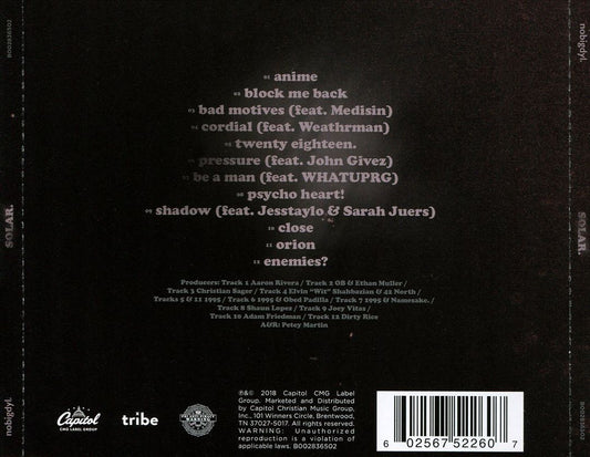 Solar cover art