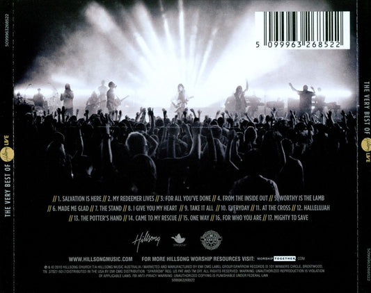 Very Best of Hillsong Live cover art
