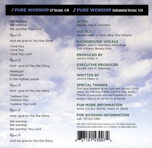Pure Worship cover art
