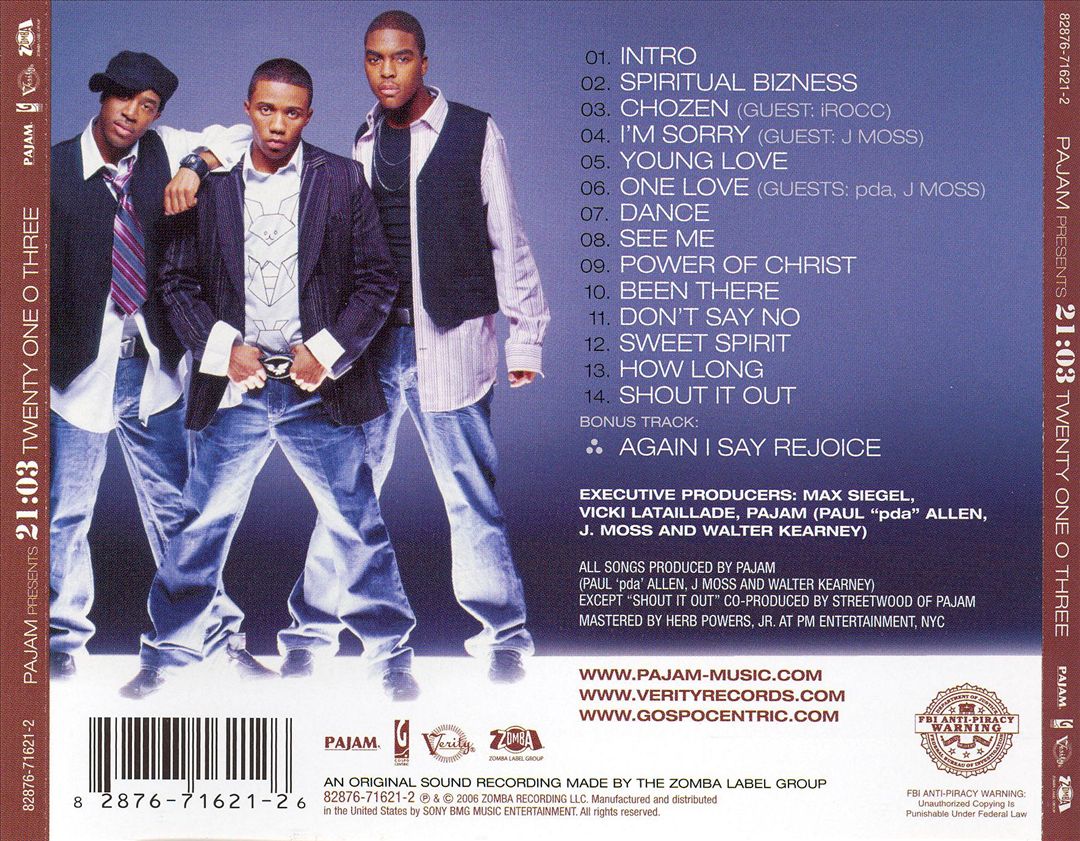 Twenty One O Three cover art