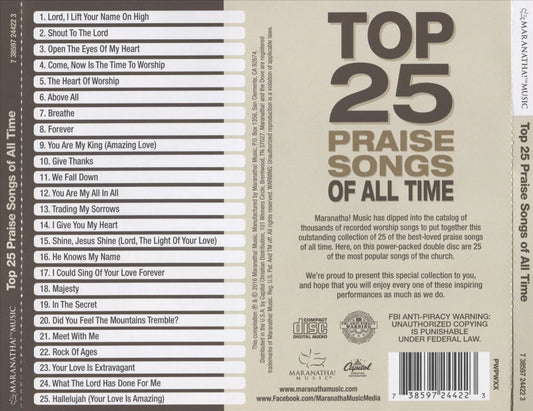 Top 25 Praise Songs: All Time cover art