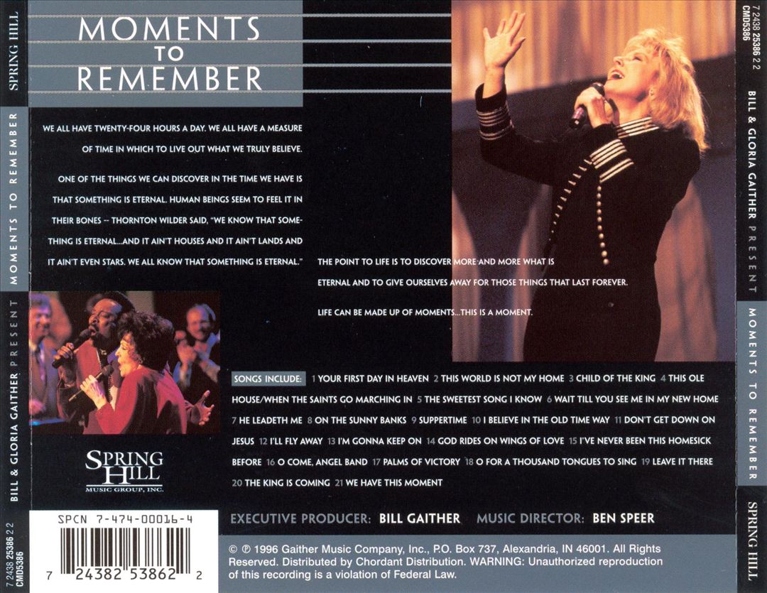 Moments to Remember cover art