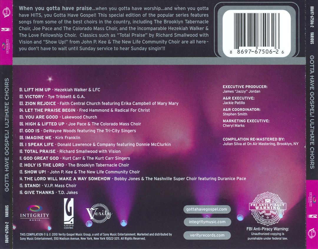 Gotta Have Gospel! Ultimate Choirs cover art
