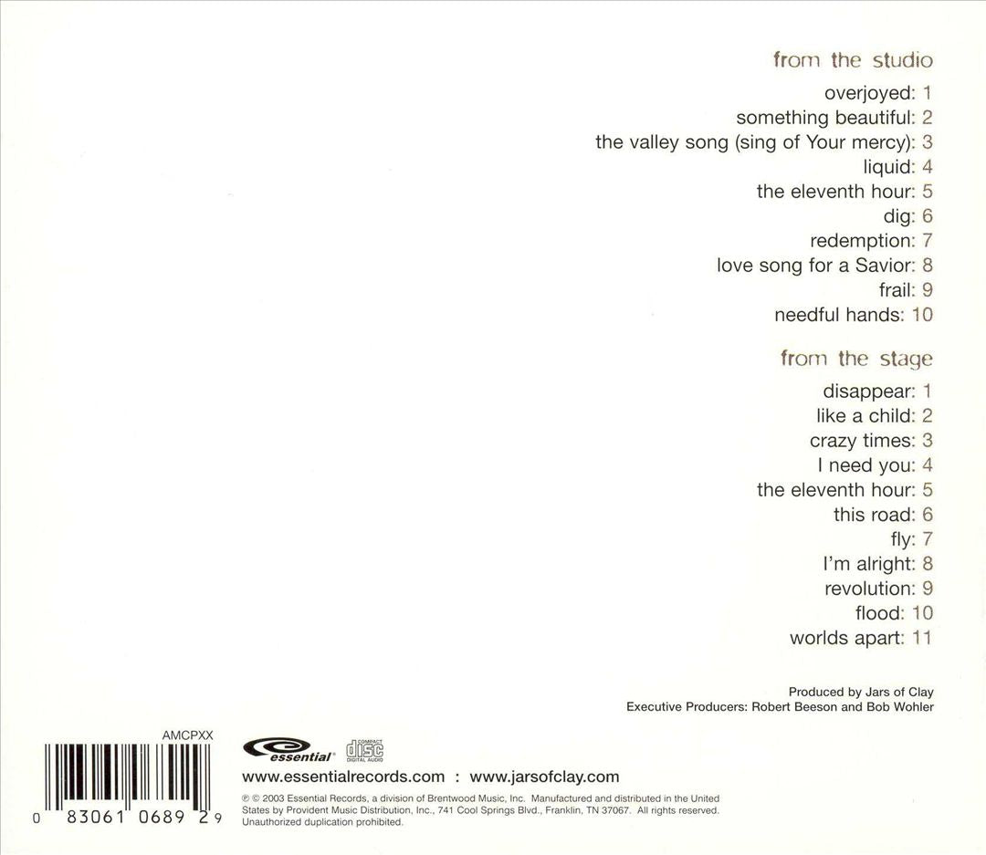 Furthermore: From the Studio/From the Stage cover art