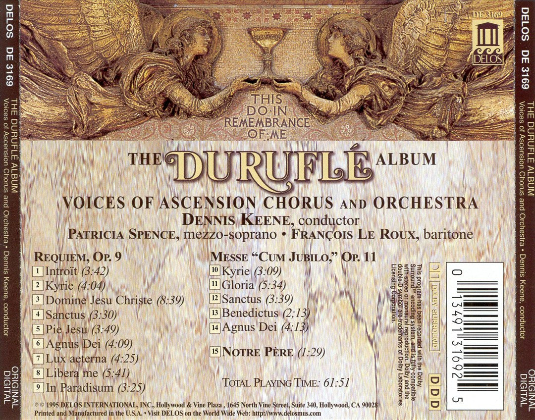 Duruflé Album cover art