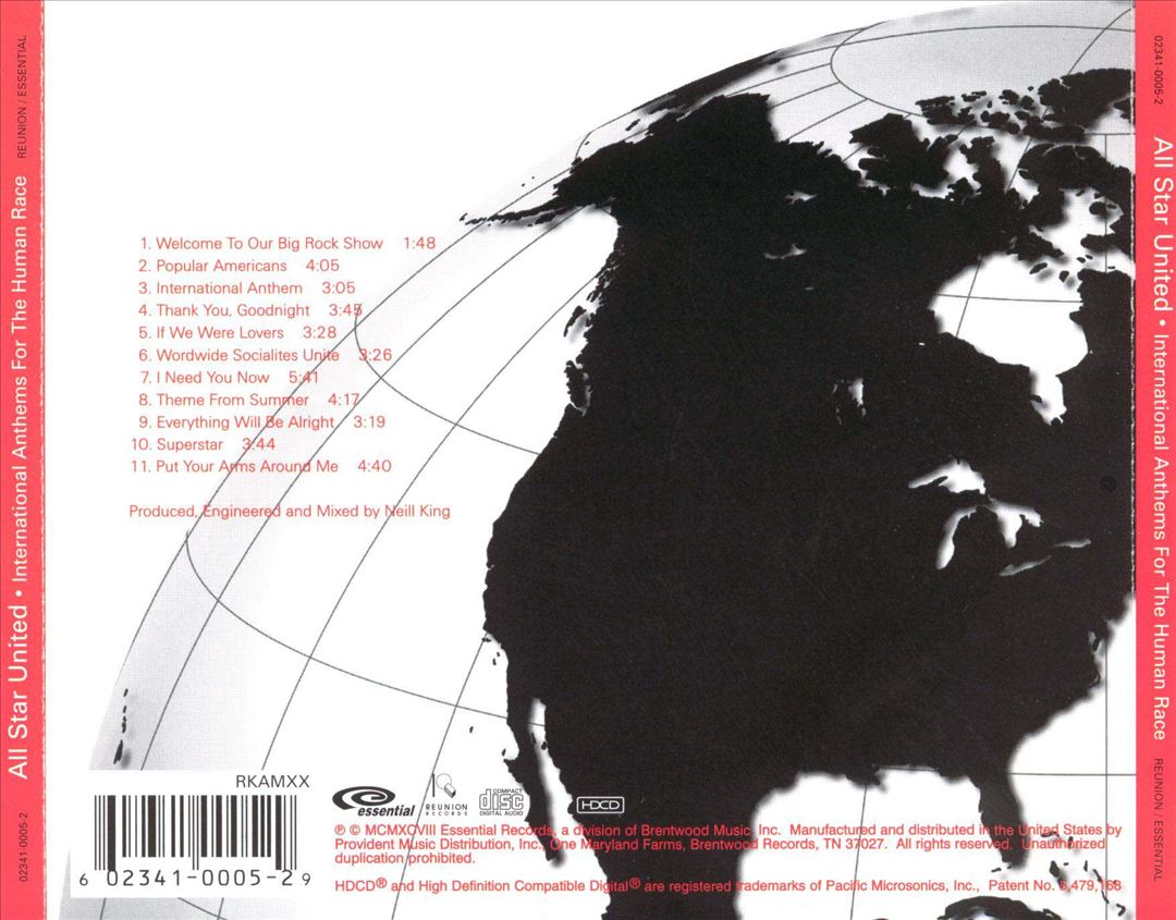 International Anthems for the Human Race cover art