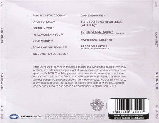 Your Mercy cover art