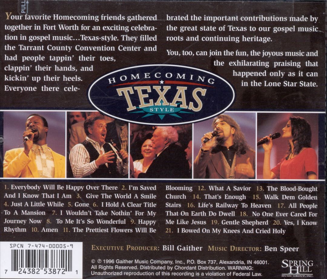 Homecoming Texas Style cover art