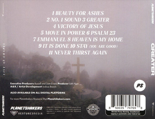 Greater: Live At Chapel cover art