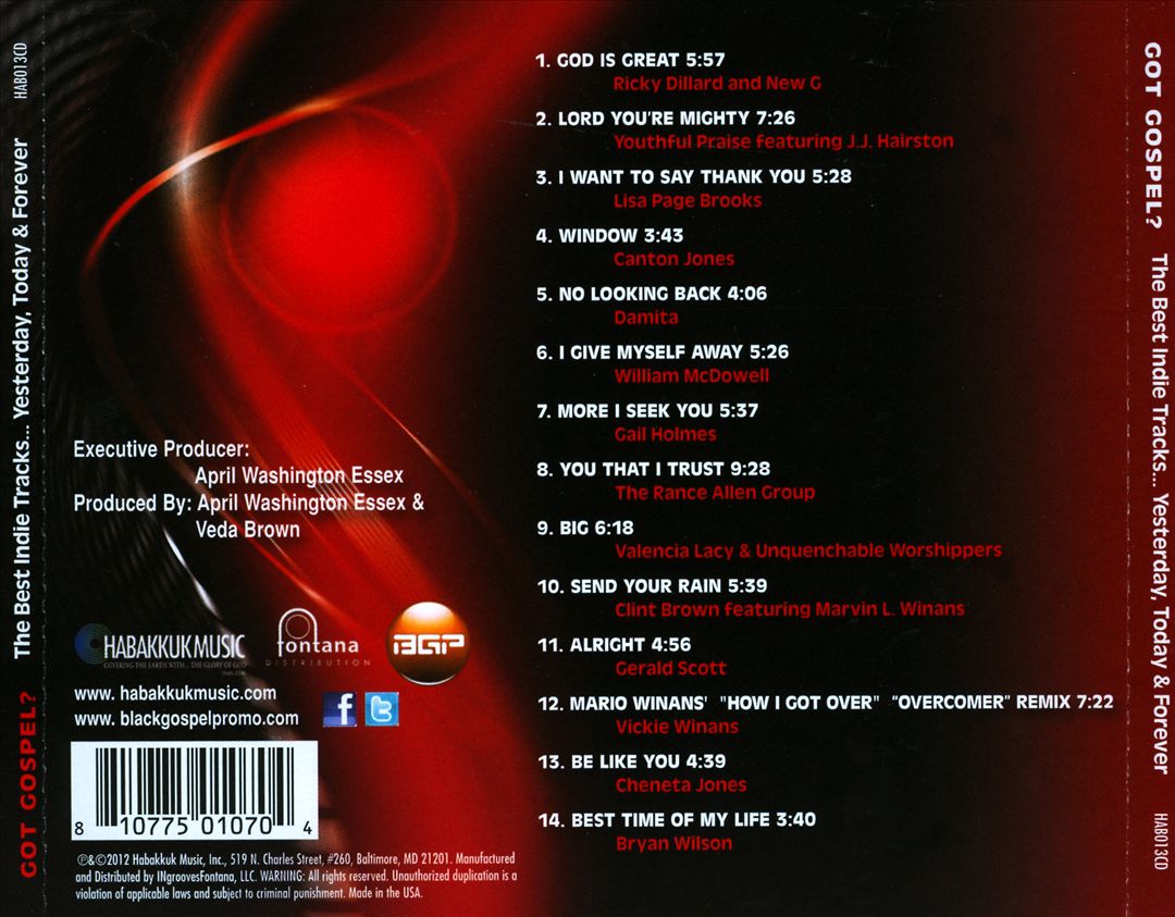 Got Gospel? The Best Indie Tracks... Yesterday, Today & Forever cover art