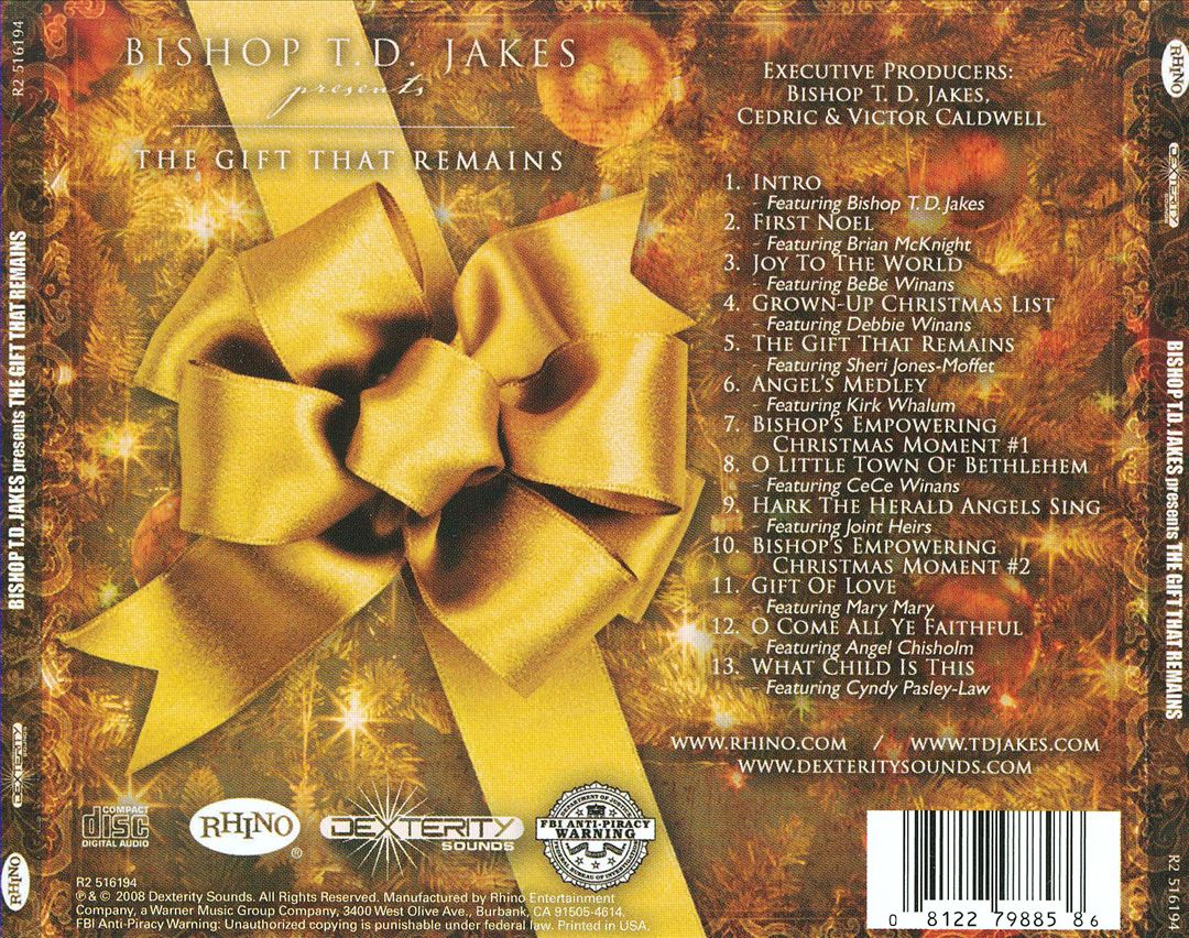 Bishop T.D. Jakes Presents: The Gift That Remains cover art