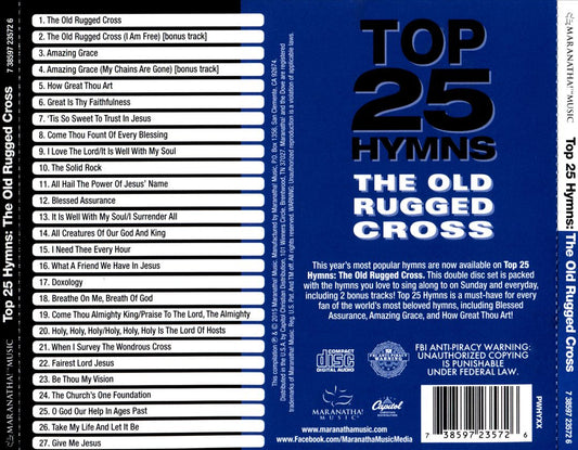 Top 25 Hymns: The Old Rugged Cross cover art