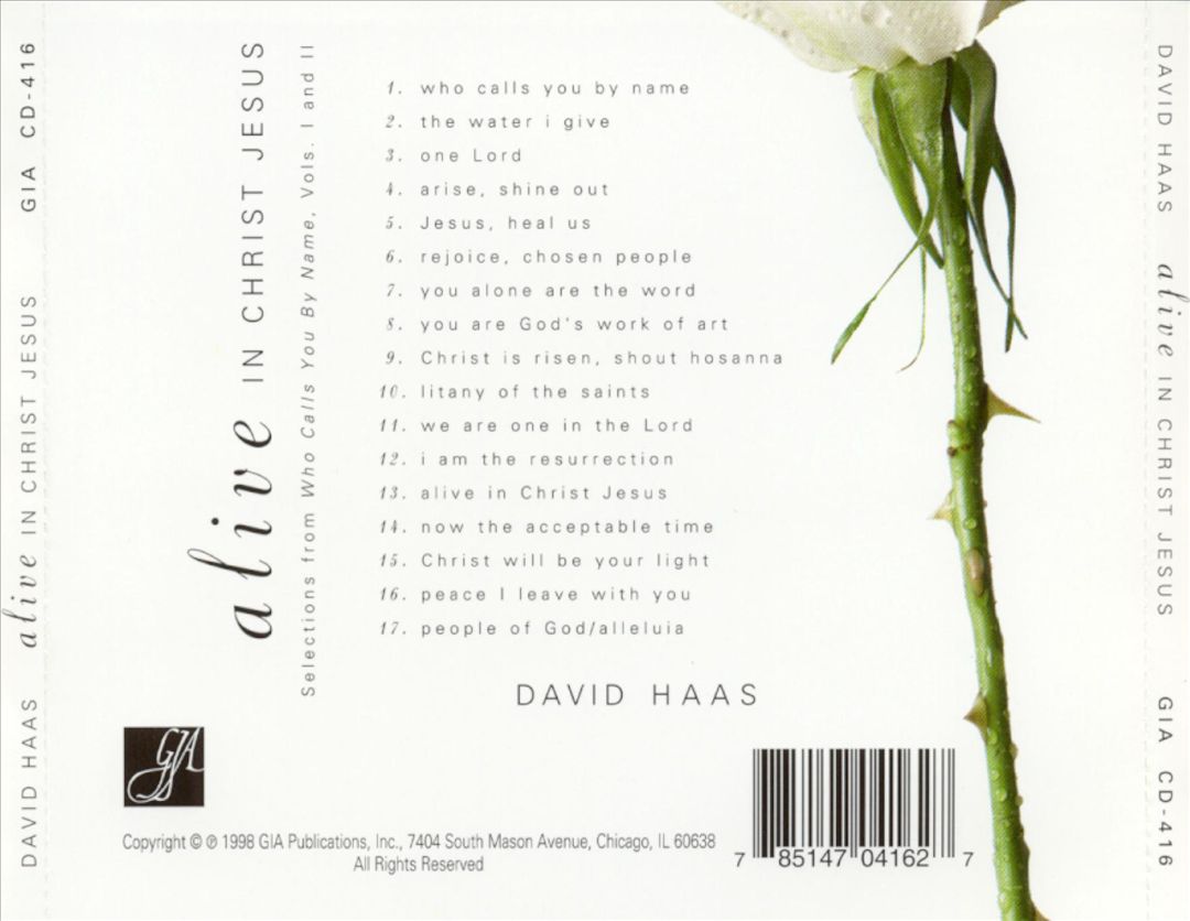 Alive in Christ Jesus cover art