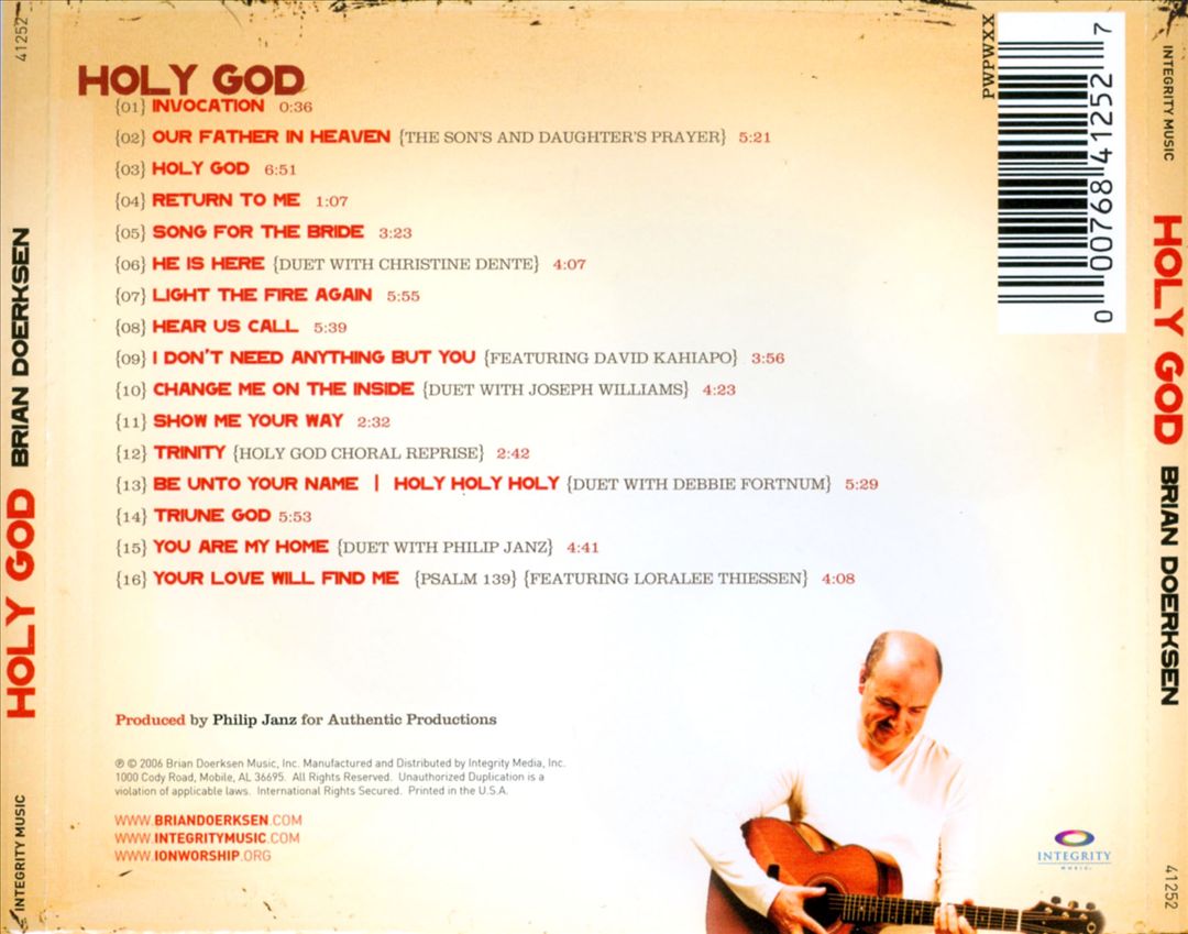 Holy God cover art
