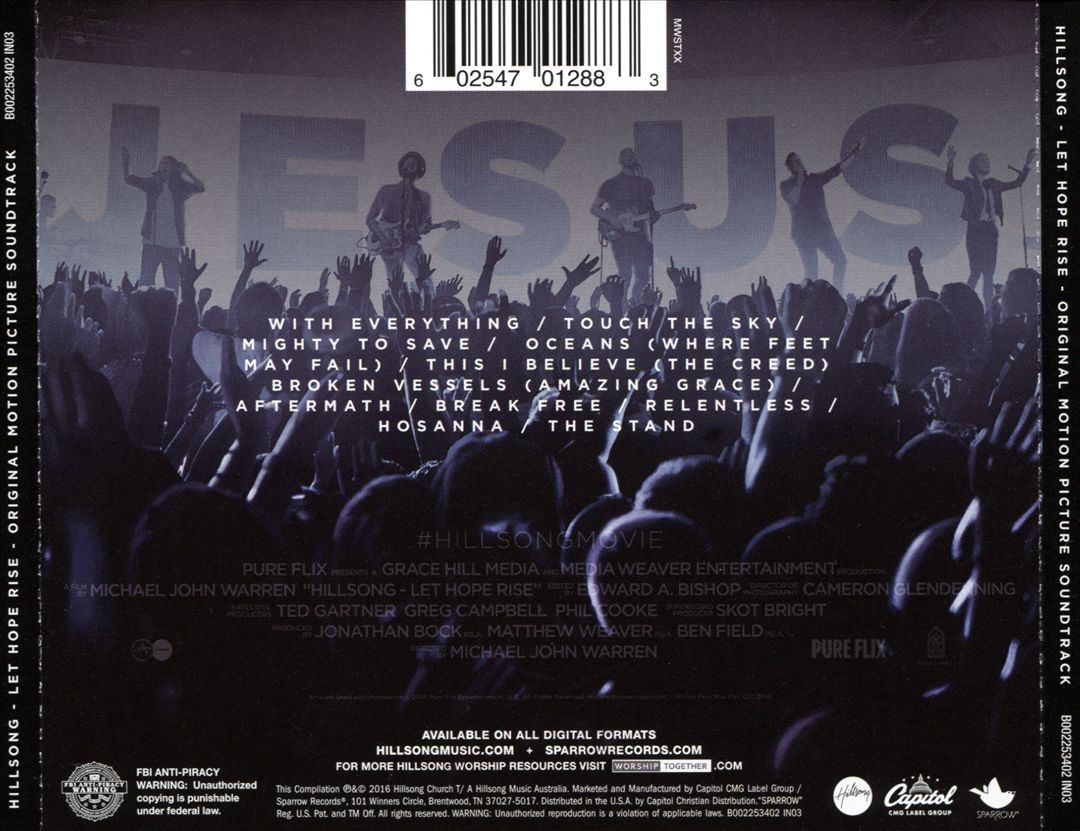 Hillsong: Let Hope Rise [Original Motion Picture Soundtrack] cover art