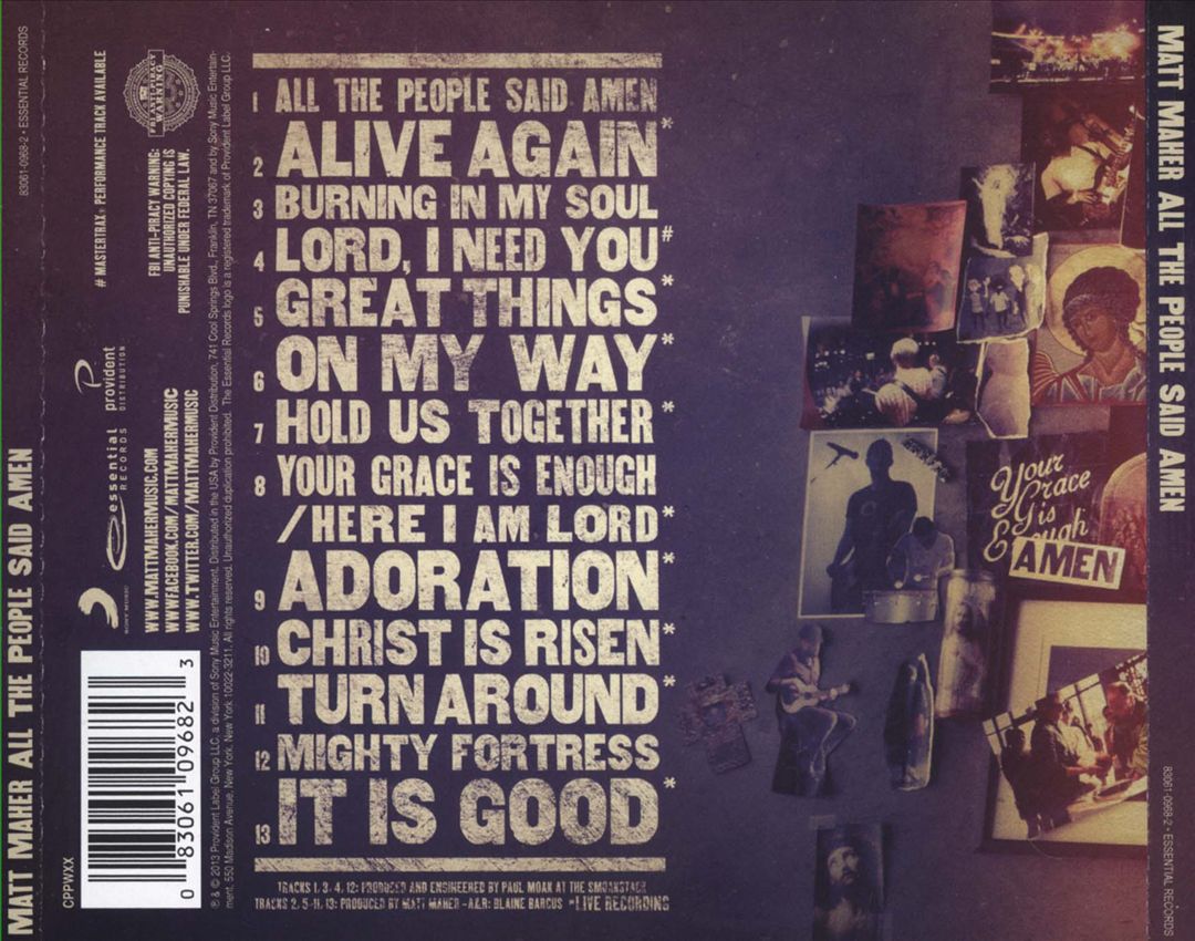 All the People Said Amen cover art