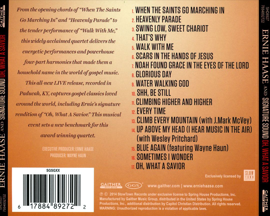 Oh, What a Savior cover art